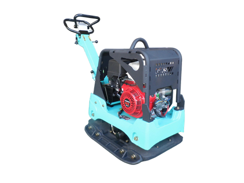 Виброплита реверсивная GIKS PHC-315H PRO гидравлика - [315 кг / 46 кН / Honda GX390] эл. старт.