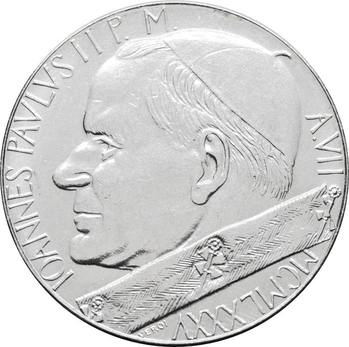 100 лир 1985 Ватикан