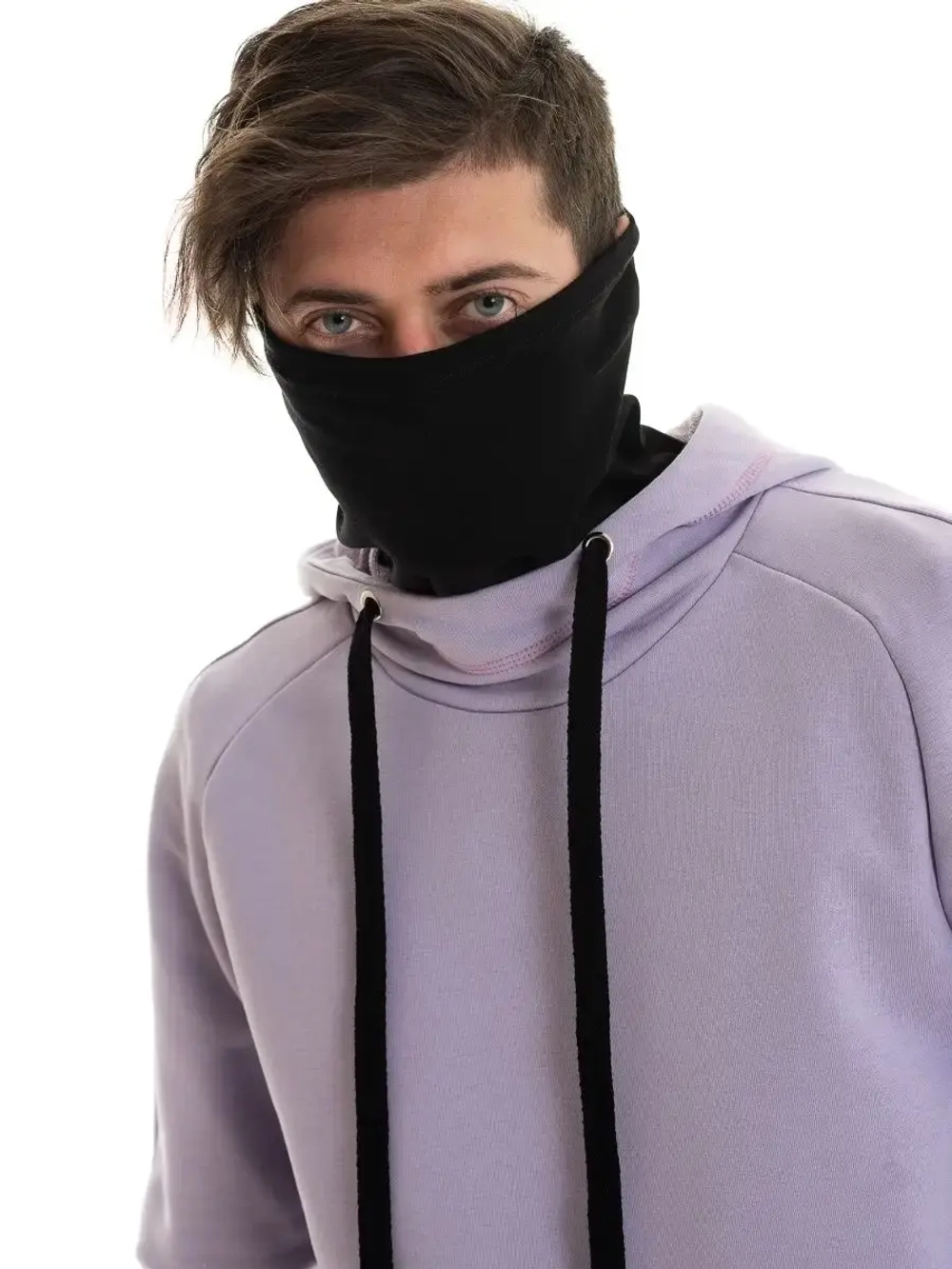 Толстовка Худи без начеса "Ниндзя" с маской "Ninja"