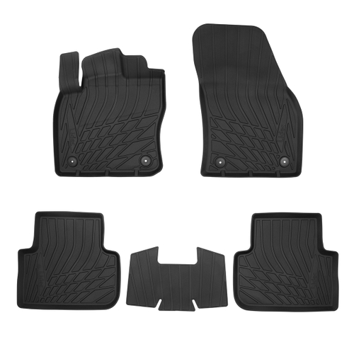 Ковры в салон Norplast/Unidec для Volkswagen Tiguan II (2016-)Литьевые,Черный, арт.NP11-LdC-95-653