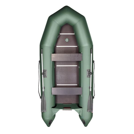 Лодка Тонар Капитан Т330 (киль+пол) зеленая
