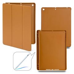 Чехол книжка-подставка Smart Case Pensil со слотом для стилуса для iPad 7, 8, 9 (10,2”) - 2019-2020-2021 (Коричневый / Brown)