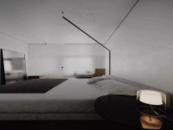 Потолочный теневой карниз Gips черный матовый, 3000x43,8x44,1 мм