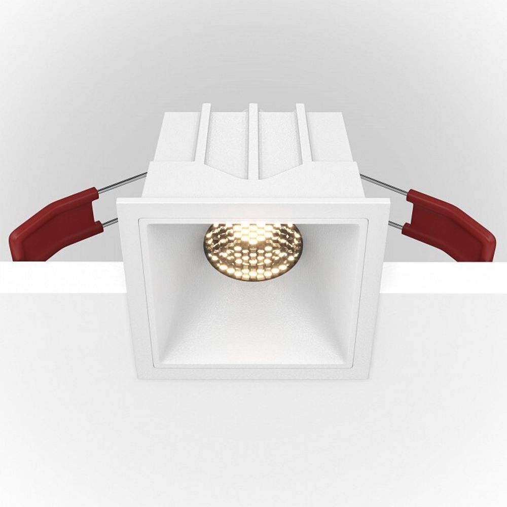 Встраиваемый светильник Maytoni Alfa DL043-01-10W3K-D-SQ-W