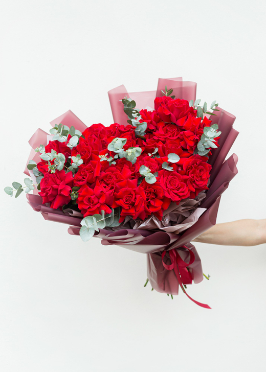 Букет из французских роз XL #6