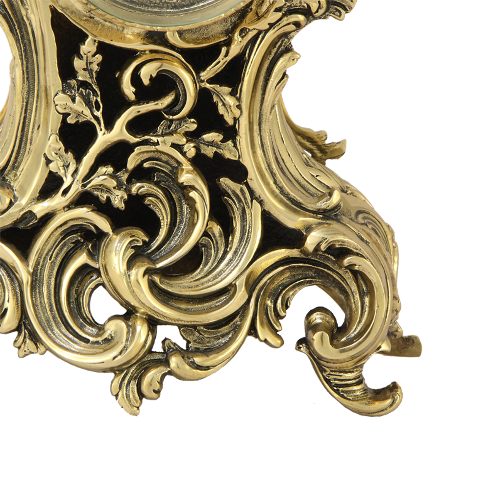 Bello De Bronze Каминные часы с канделябрами "Сильва Велло", "золото"