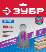 ЗУБР Мультирез, 180 x 30 мм, 60Т, пильный диск по алюминию, Профессионал (36907-180-30-60)