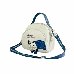 Мини-сумка пошет (pochette), с ремнем, MATILDASan, светлая, 25-8811-1, KUSUGURU