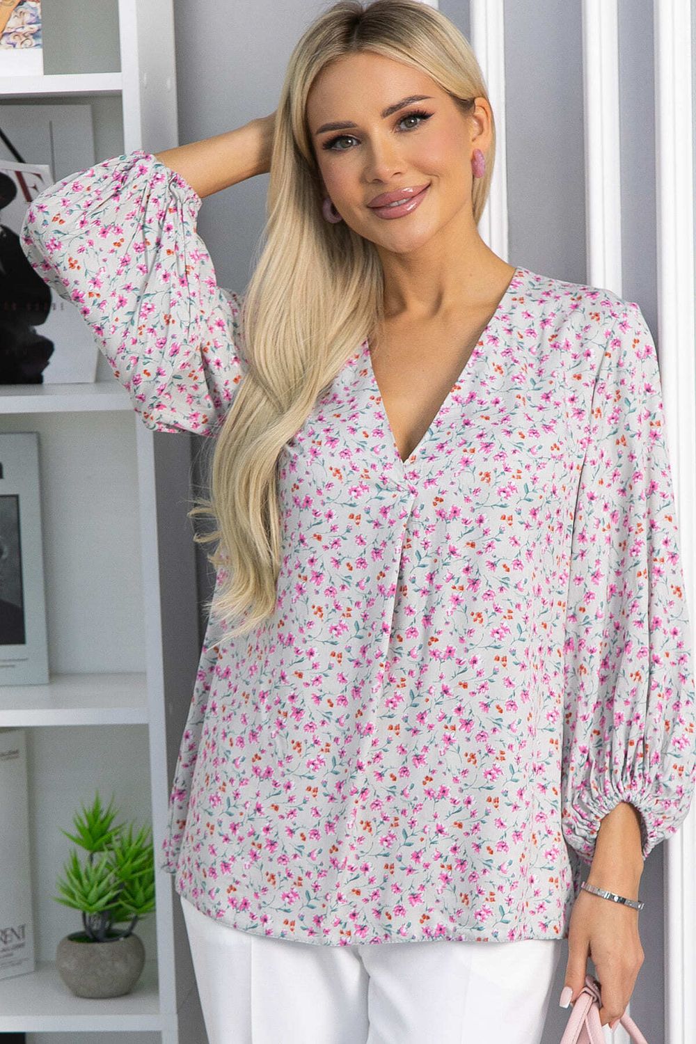 Блуза Пралине (серая) Б13842-6М LT Collection