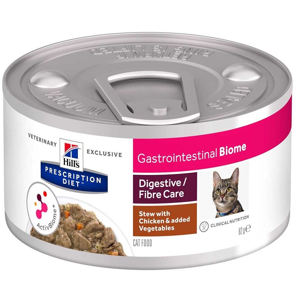 Hill&#39;s Feline Gastrointestinal Biome 82 г- диета (консервы) для кошек лечение ЖКТ