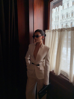 КОМПЛЕКТ WHITE ЖАКЕТ + БРЮКИ