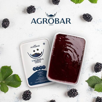 Фруктовое пюре Ежевика, Agrobar, Россия, 250гр