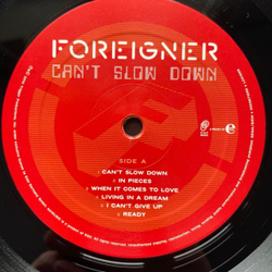 Винтажная виниловая пластинка LP Foreigner Can't Slow Down (Европейский Союз 2010)