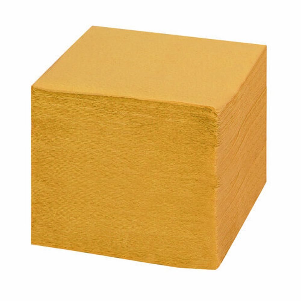 Салфетки бумажные 400 шт., 24х24 см, "Big Pack", жёлтые, 100% целлюлоза, LAIMA, 114726