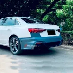 Задний бампер с диффузор для AUDI A4 B9 2020 - 2021 Ауди аэродинамический обвес