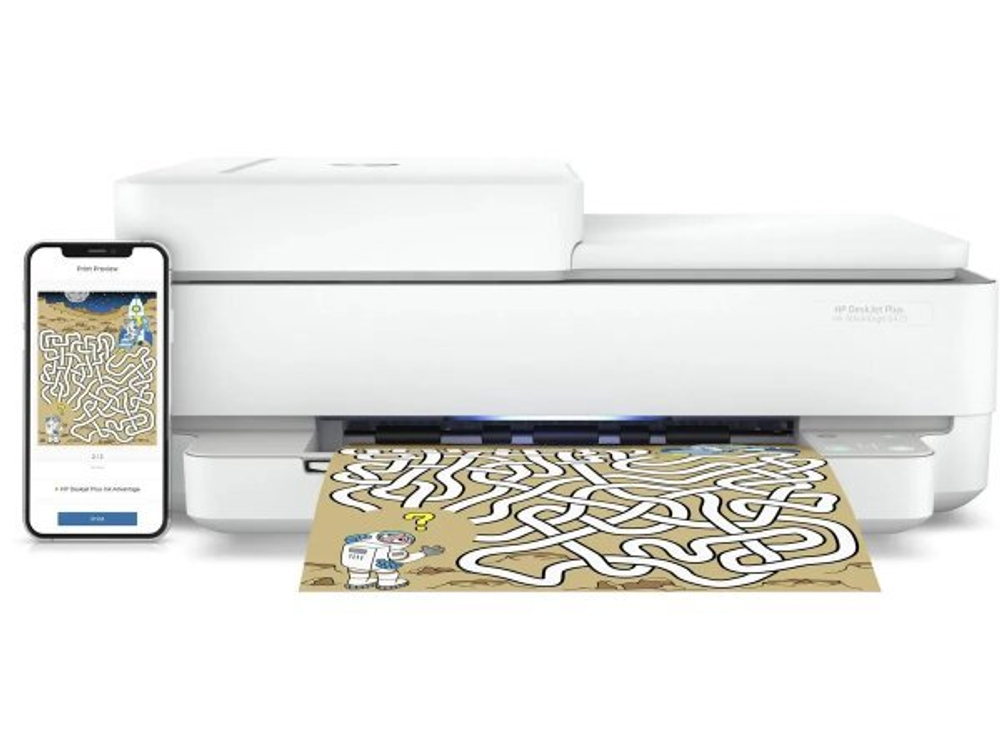 МФУ струйное HP Deskjet Plus Ink Advantage 6475 5SD78C цветное с Wi-Fi