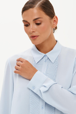 23384 Блузка женская (голубой)