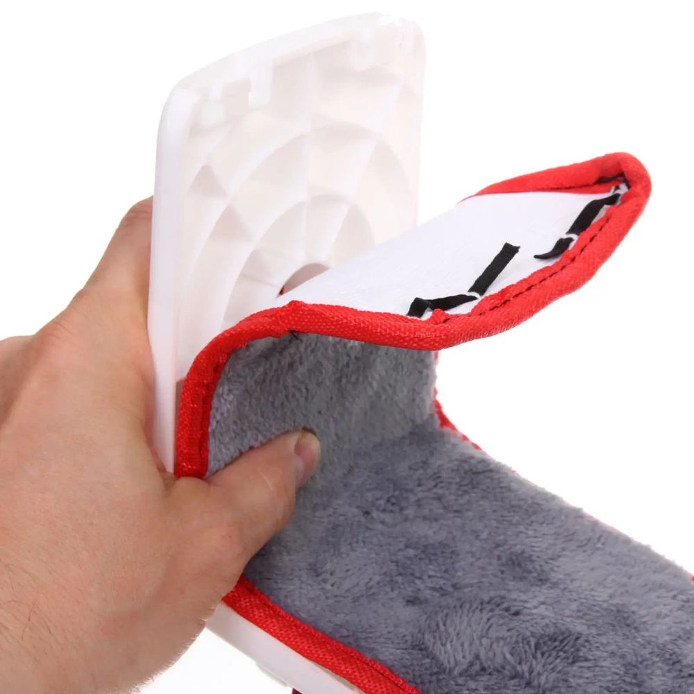 Швабра с отжимом, ручка 125 см. цвет белый в комплекте две насадки