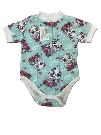 Боди короткий рукав на кнопках из кулирки (100% хлопок) на рост 86 см