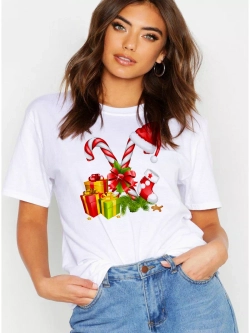 Футболка базовая на новый год