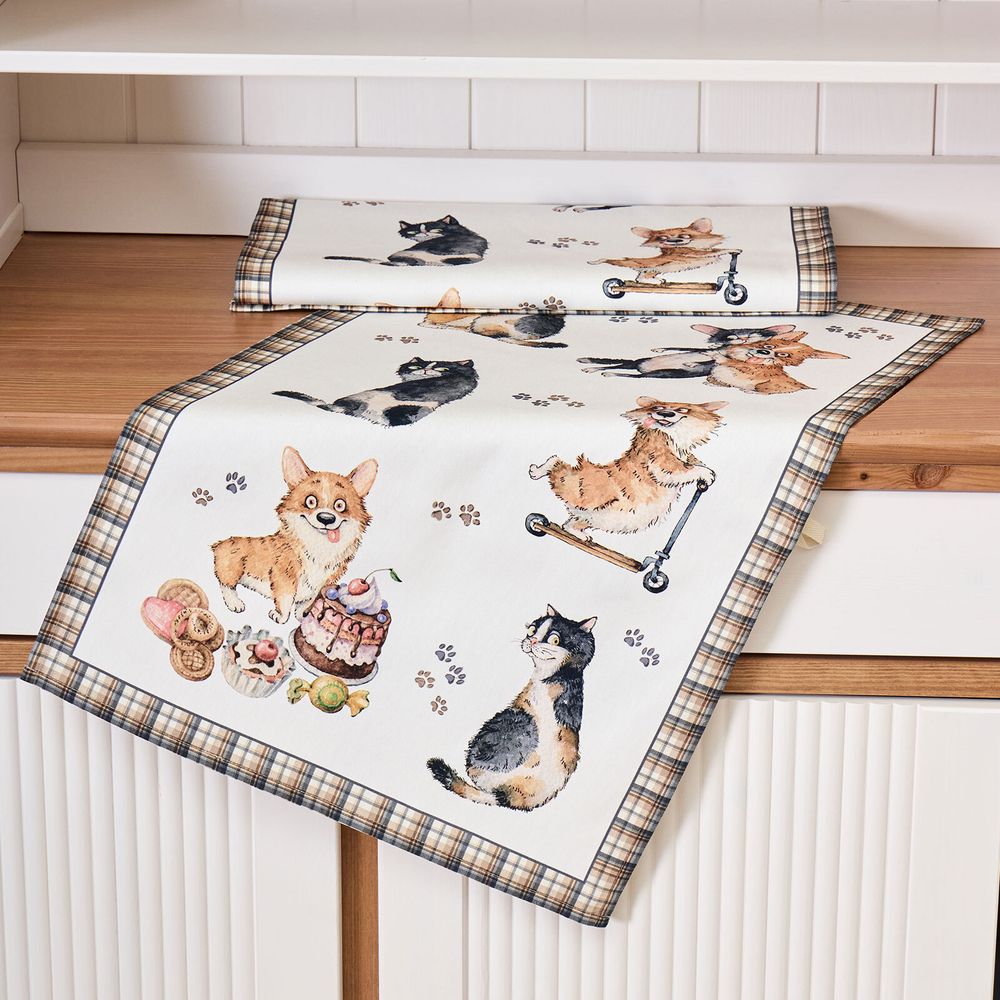 НАБОР ПОЛОТЕНЕЦ ИЗ 2-Х ШТ "ДРУЖБА",40Х60СМ, 100% ХЛОПОК, ТВИЛ