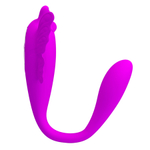 Лиловый вибратор-бабочка для пар с пультом ДУ Pretty Love Partner Vibrator Chimera BI-014824W