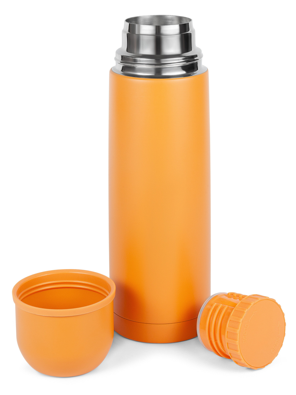 Термос Relaxika 101 (0,5 литра), желтый (без лого)