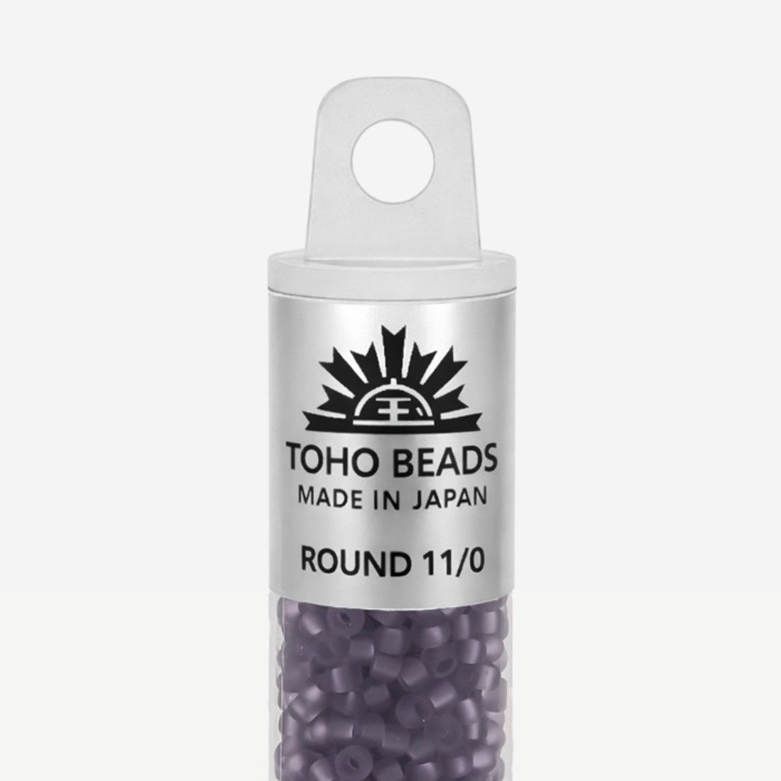 Японский бисер TOHO Round 11/0 (№19F), прозрачный матовый