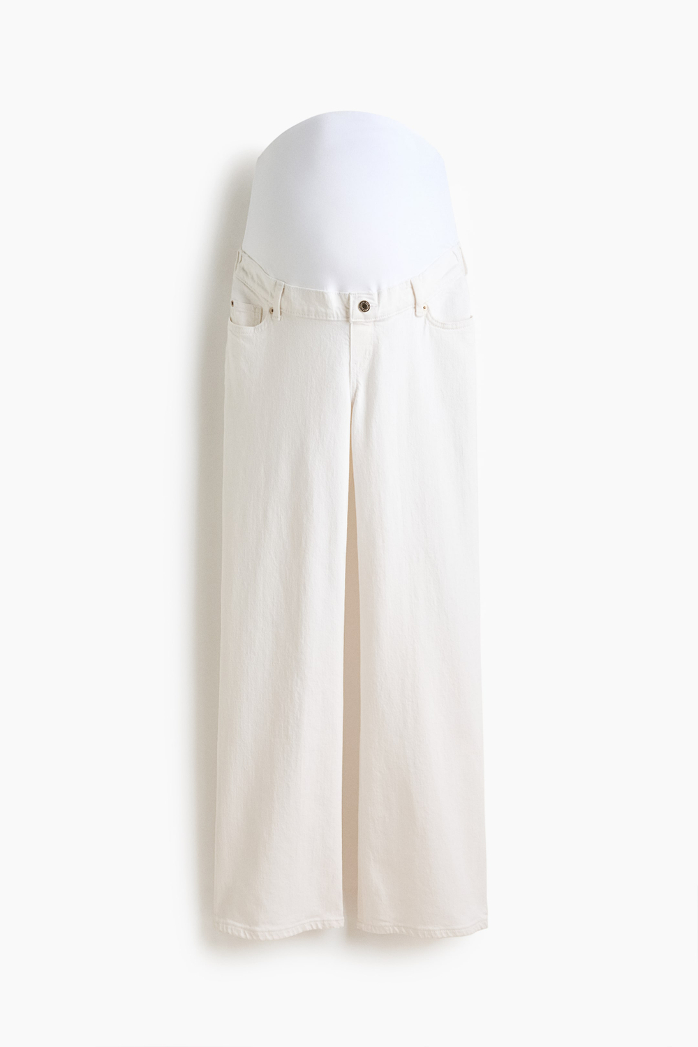 H&M Широкие джинсы для беременных, белый