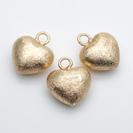 Подвеска Сердце, цвет золото, размер 17*15 мм, цена за 1 шт