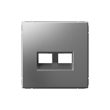 Накладка двойная ArtGallery для информационных функций типа Keystone сталь SE GAL000990