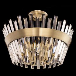 Citilux Вестерос CL307163 Люстра хрустальная потолочная Бронза