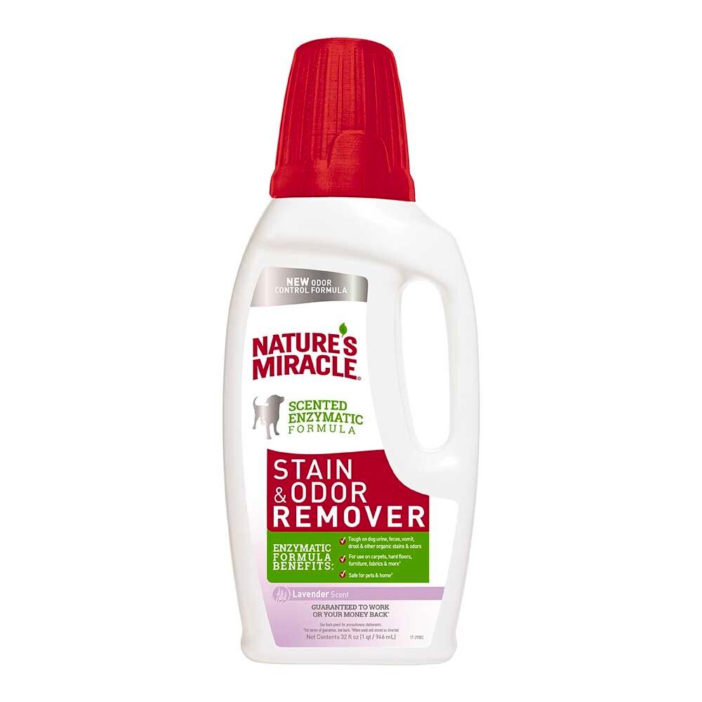 Natures Miracle Уничтожитель запахов и пятен (аромат лаванды) для собак 946 мл Dog Stain&amp;Odor Remover Lavender
