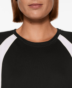 Oysho Высокотехнологичная футболка с короткими рукавами COOLMAX®, черный