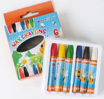 Мелки восковые 6цв. (Darvish)