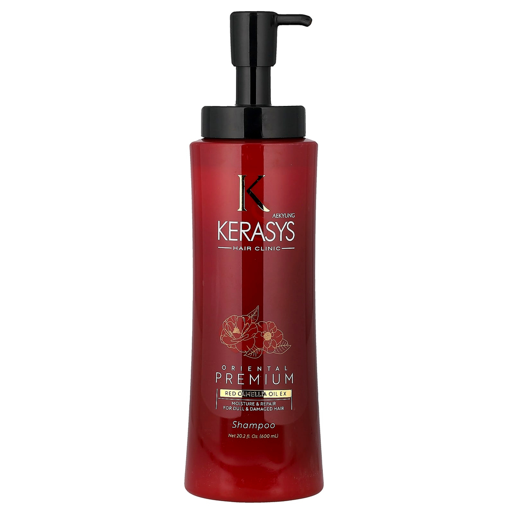 Kerasys, Hair Clinic, шампунь Oriental Premium с красной камелией, 600 мл (20,2 жидк. унции)