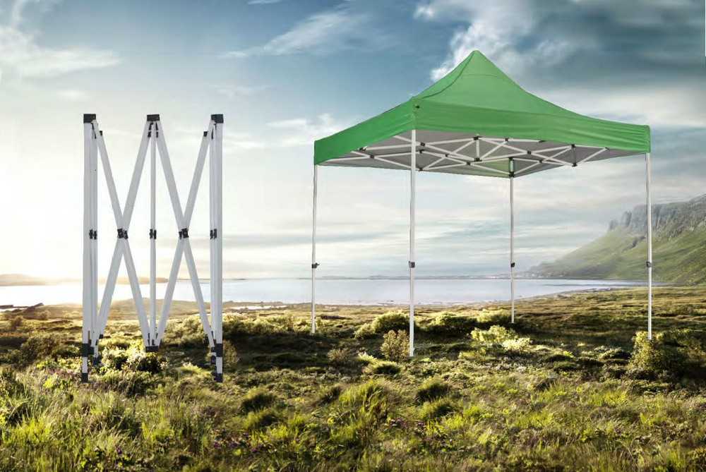 Тент-шатер быстросборный Helex 3х2х3м полиэстер зеленый