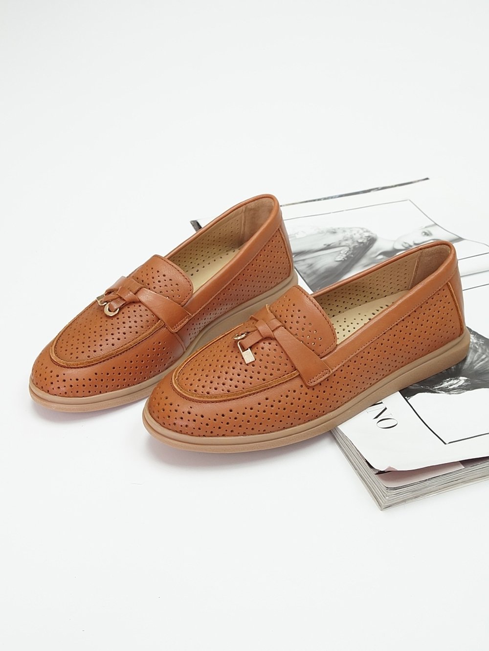 Мокасины женские летние NOD TREND 123-3700-1