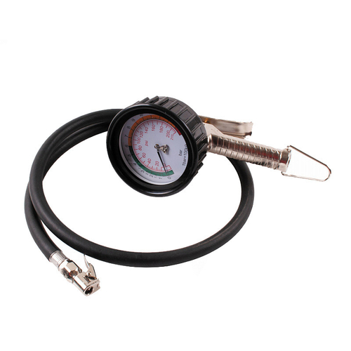 MIGHTY SEVEN (SB-710) Пистолет для подкачки шин с манометром, 15 бар