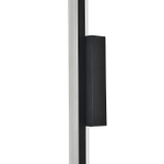 Настенный светодиодный светильник 15Вт, 1145лм, 4000K, Ra>80, металл/акрил, черный