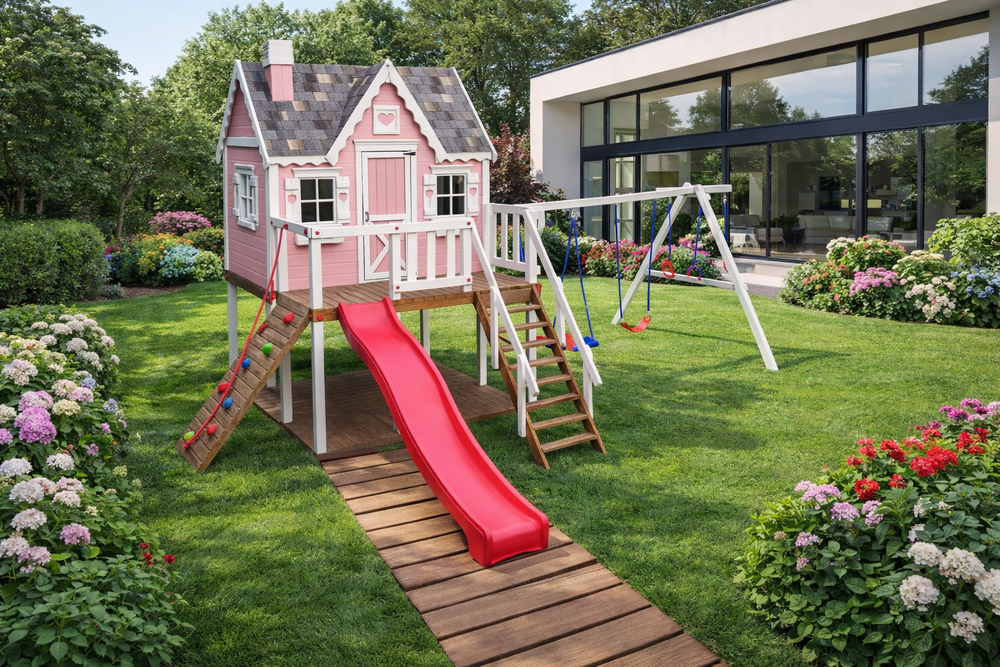 Домик Венди с небольшой верандой