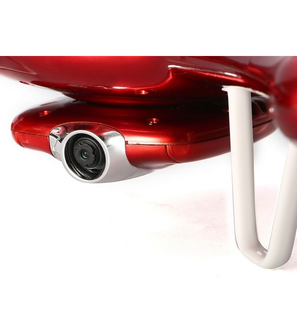 Р/У квадрокоптер Syma X5UW с FPV трансляцией Wi-Fi (HD), барометр 2.4G RTF красный