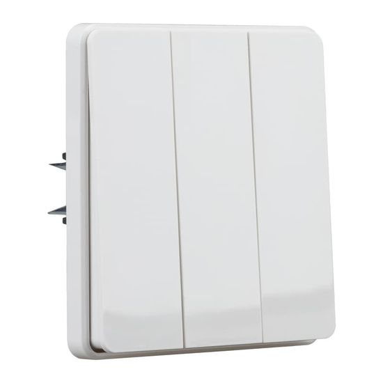 Выключатель ROUND 3 кл 10А с/у перламутр KRANZ