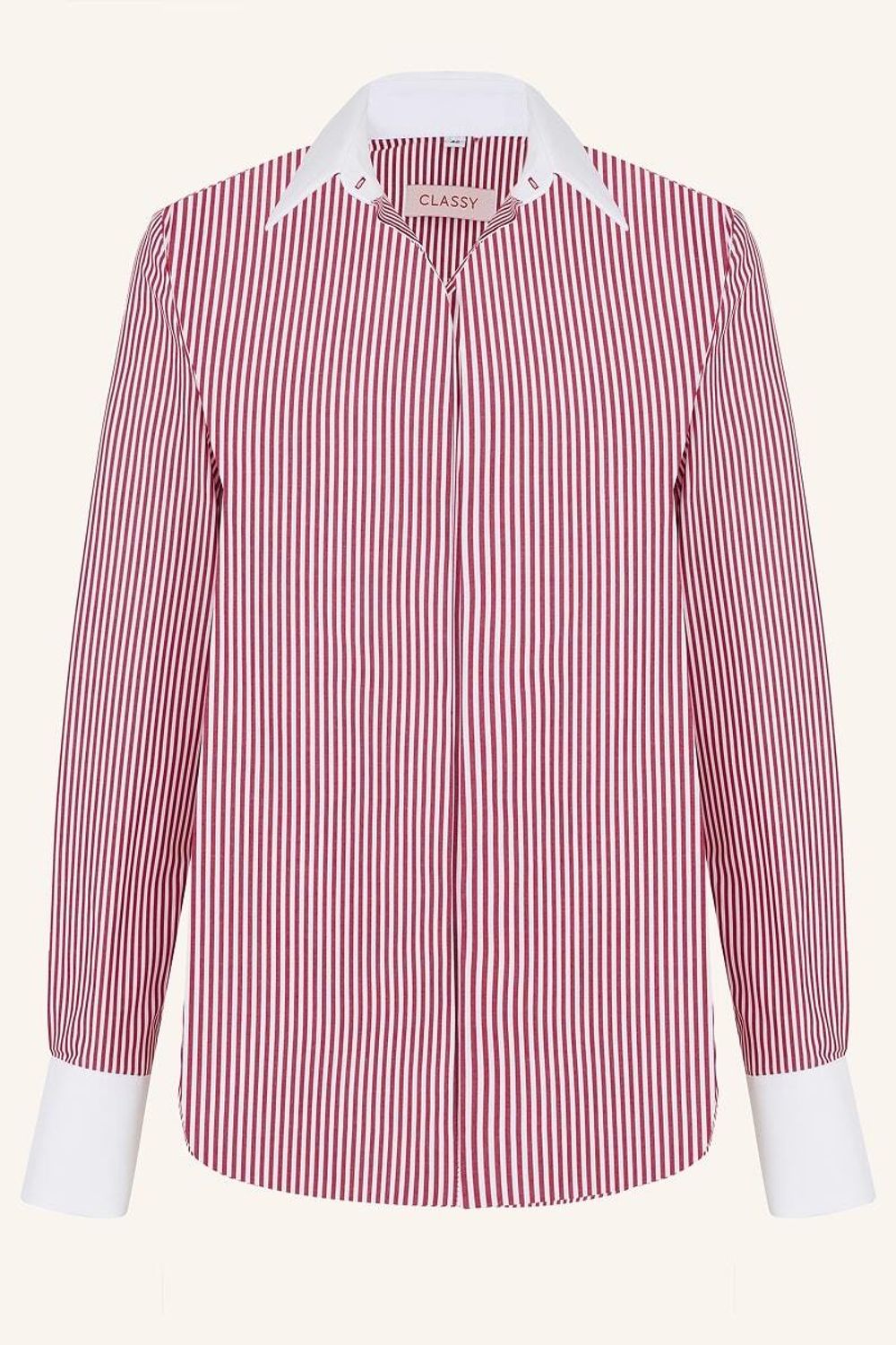 Рубашка Кельн красная полоска