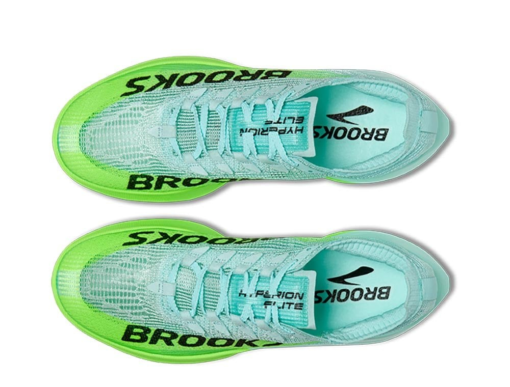 Кроссовки для бега мужские Brooks Hyperion Elite 5 M Голубо-зеленые