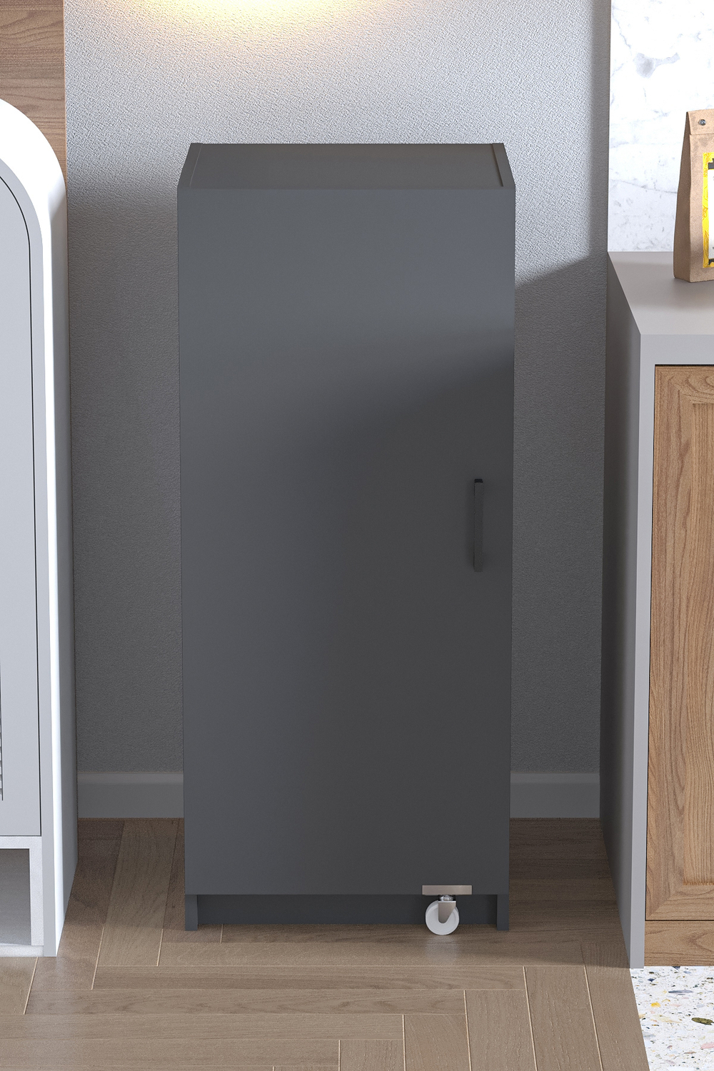 Шкаф для кладовой ATLAS - антрацит