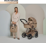 Детская коляска Adamex Delta Natura 3 в 1 DN-5-CAMEL (Т.БЕЖЕВЫЙ)