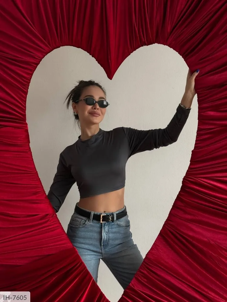 Топ IH-7604 Фабрика Моды