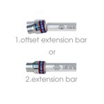 Удлинитель 1/4", 55 мм, 15 градусов, с шаровым окончанием KING TONY 2293-02