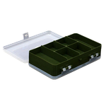 Коробка Три Кита TK-32 Двухсторонняя Зелёная 6+5отд. 190x112x50мм 003.0826
